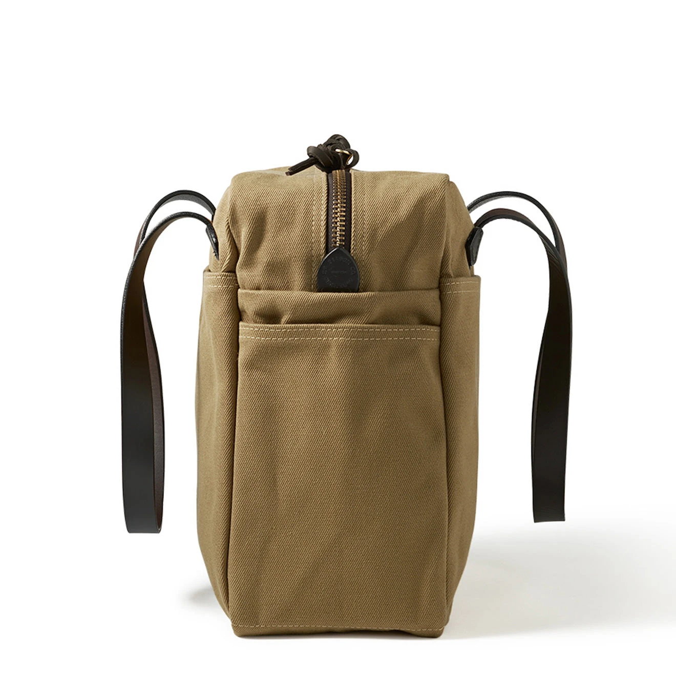 Filson Tote Bag With Zipper Tan 6 Filson Tote Bag With Zipper Tan - Image 4