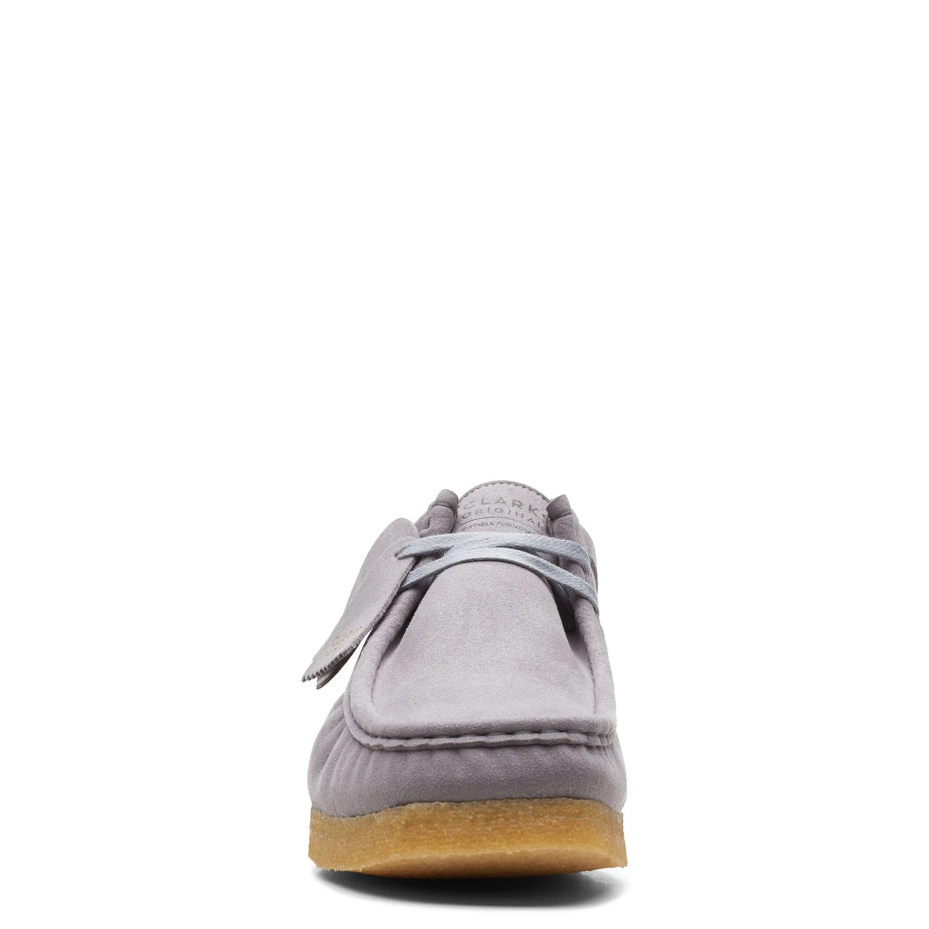 Clarks Originals Wallabee Vegan Shoes Grey 5 Clarks Originals Wallabee Vegan Shoes Grey - Image 3