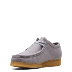 Clarks Originals Wallabee Vegan Shoes Grey 12 Clarks Originals Wallabee Vegan Shoes Grey -Clothing Store 23596 4