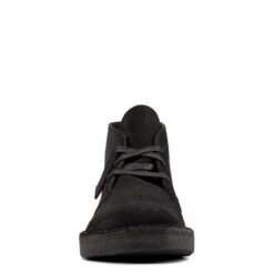 Clarks Originals Desert Coal Black Suede Shoes -Clothing Store 23955 3