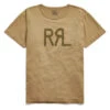 RRL By Ralph Lauren S/S Logo T-Shirt Khaki -Clothing Store 24115 1