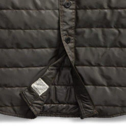 RRL By Ralph Lauren Holden Quilt Overshirt Green -Clothing Store 24117 4