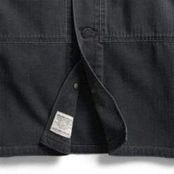 RRL By Ralph Lauren Finn Overshirt Black -Clothing Store 24118 3