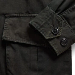 RRL By Ralph Lauren Thacker Pocket Overshirt Dark Grey -Clothing Store 24119 5