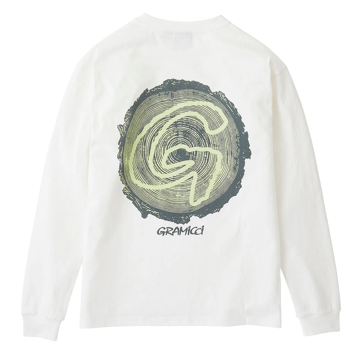 Gramicci Tree Trunk L/S Tee White 4 Gramicci Tree Trunk L/S Tee White - Image 2