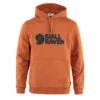 Fjallraven Logo Hoodie Terracotta Brown -Clothing Store 27736 1