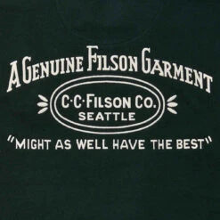 Filson Prospector Embroidered Hoodie Fir -Clothing Store 27974 5
