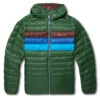 Cotopaxi Fuego Down Hooded Jacket Forest Stripes -Clothing Store 28004