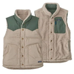 Patagonia Reversible Bivy Down Vest Oar Tan -Clothing Store 28463 3