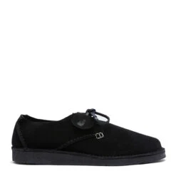 Yogi Johnny Marr Rishi Suede Shoe Black Mono