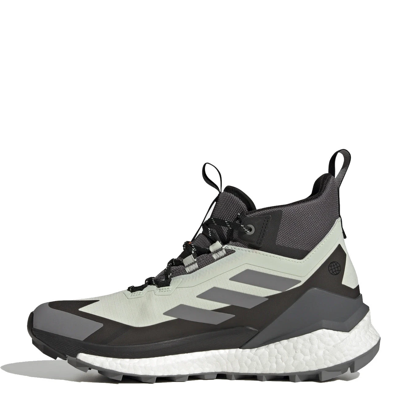 Adidas Terrex Free Hiker 2 Gore-Tex Hiking Shoes Linen Green / Grey Three / Impact Orange 4 Adidas Terrex Free Hiker 2 Gore-Tex Hiking Shoes Linen Green / Grey Three / Impact Orange - Image 2