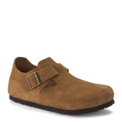 Birkenstock London Suede Reg Sandal Mink -Clothing Store BirkenstockLondonSuedeNarrowMink29562 5