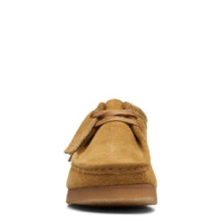 Clarks Originals Wallabee Shoes Oak Hairy Suede -Clothing Store Clarks Originals Wallabee Shoes Oak Hairy Suede 003