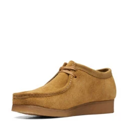 Clarks Originals Wallabee Shoes Oak Hairy Suede -Clothing Store Clarks Originals Wallabee Shoes Oak Hairy Suede 004