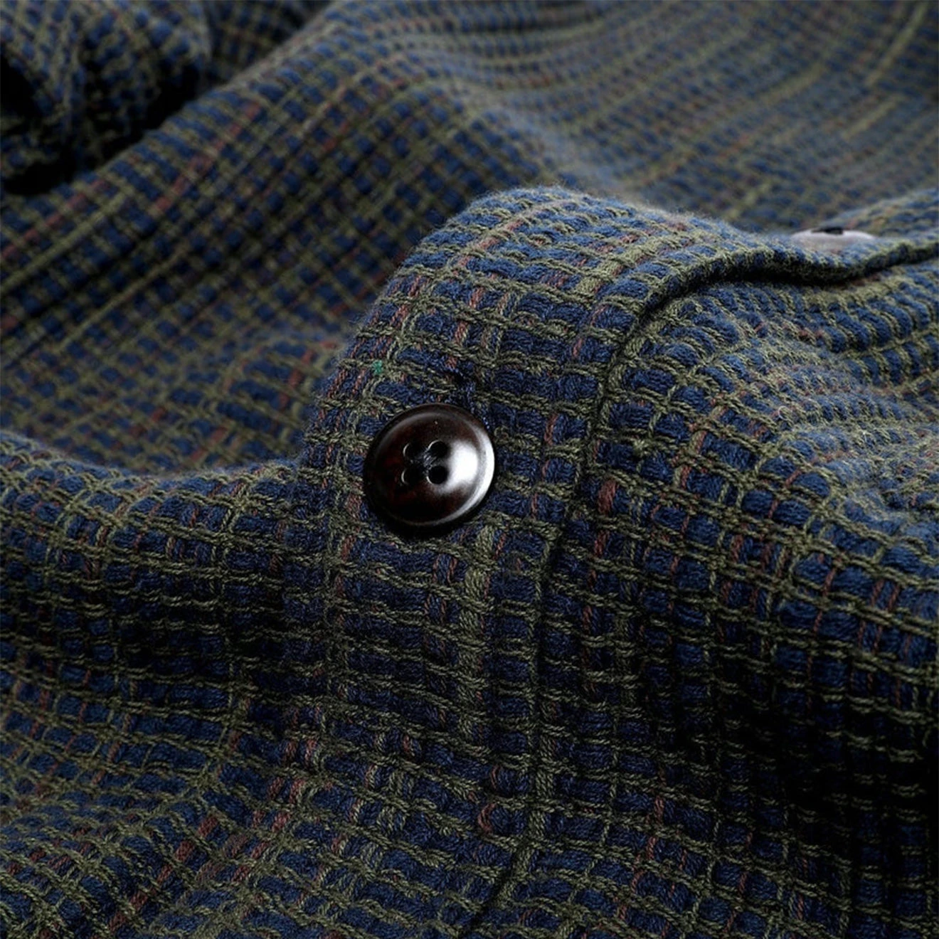 Corridor Rainbow Weave Overshirt Forest 4 Corridor Rainbow Weave Overshirt Forest - Image 2