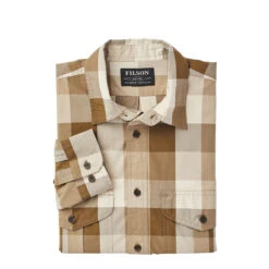 Filson Feather Cloth Shirt Tan Olive Khaki -Clothing Store Filson Feather Cloth Shirt Tan Olive Khaki 3