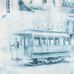 RRL By Ralph Lauren Postcard-Print Linen-Cotton Camp Shirt Cream/Blue -Clothing Store NEWClothingtemplate 0002 Layer153