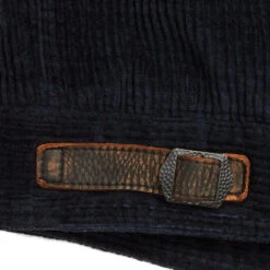 RRL By Ralph Lauren Appliqued Corduroy Leather-Sleeve Jacket Black/Deep Navy -Clothing Store RRLbyRalphLaurenAppliquedCorduroyLeather SleeveJacketBlackDeepNavy30093 3