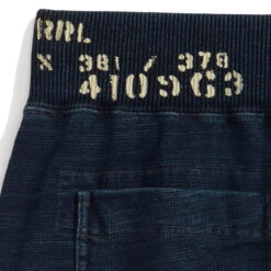RRL By Ralph Lauren Indigo French Terry Short Indigo -Clothing Store RRLbyRalphLaurenIndigoFrenchTerryShortIndigo30081 3
