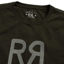 RRL By Ralph Lauren Logo Jersey T-Shirt Faded Black Canvas -Clothing Store RRLbyRalphLaurenLogoJerseyT ShirtFadedBlackCanvas30073 3
