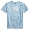 RRL By Ralph Lauren Logo Jersey T-Shirt Heather Blue -Clothing Store RRLbyRalphLaurenLogoJerseyT ShirtHeatherBlue 1