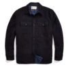 RRL By Ralph Lauren Quilted Wool Melton Overshirt Navy / Blue -Clothing Store RRLbyRalphLaurenQuiltedWoolMeltonOvershirtNavyBlue 1