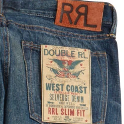 RRL By Ralph Lauren Slim Fit Ridgecrest Selvedge Jean Ridgecrest Wash -Clothing Store RRLbyRalphLaurenSlimFitRidgecrestSelvedgeJeanRidgecrestWash30065 4
