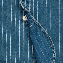 RRL By Ralph Lauren Striped Indigo Twill Workshirt Med Indigo -Clothing Store RRLbyRalphLaurenStripedIndigoTwillWorkshirtMedIndigo 3