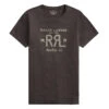 RRL By Ralph Lauren Graphic Logo T-Shirt Faded Black Canvas -Clothing Store Ralph Lauren SS RRL Logo Tee Faded Black Canvas 1 1