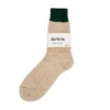 RoToTo Double Face Socks Green / Medium Beige -Clothing Store RoToTo Double Face Socks Green Medium Beige RoToTo 1658594729
