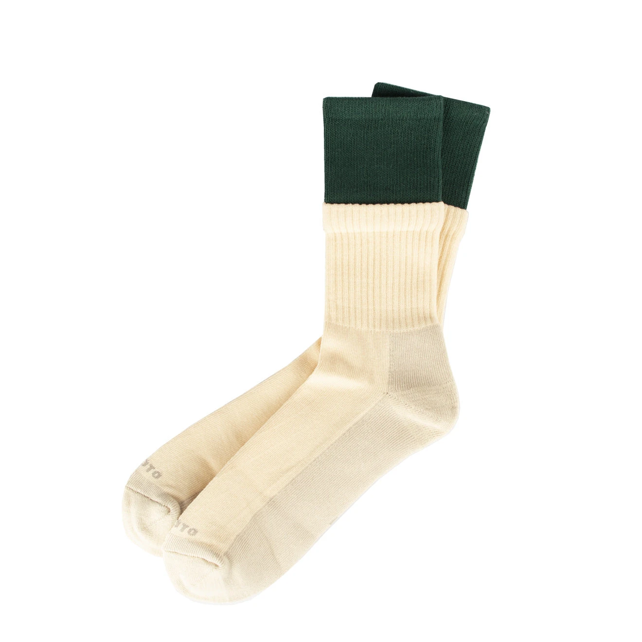 Rototo Organic Cotton Double Green / Ivory 3 Rototo Organic Cotton Double Green / Ivory