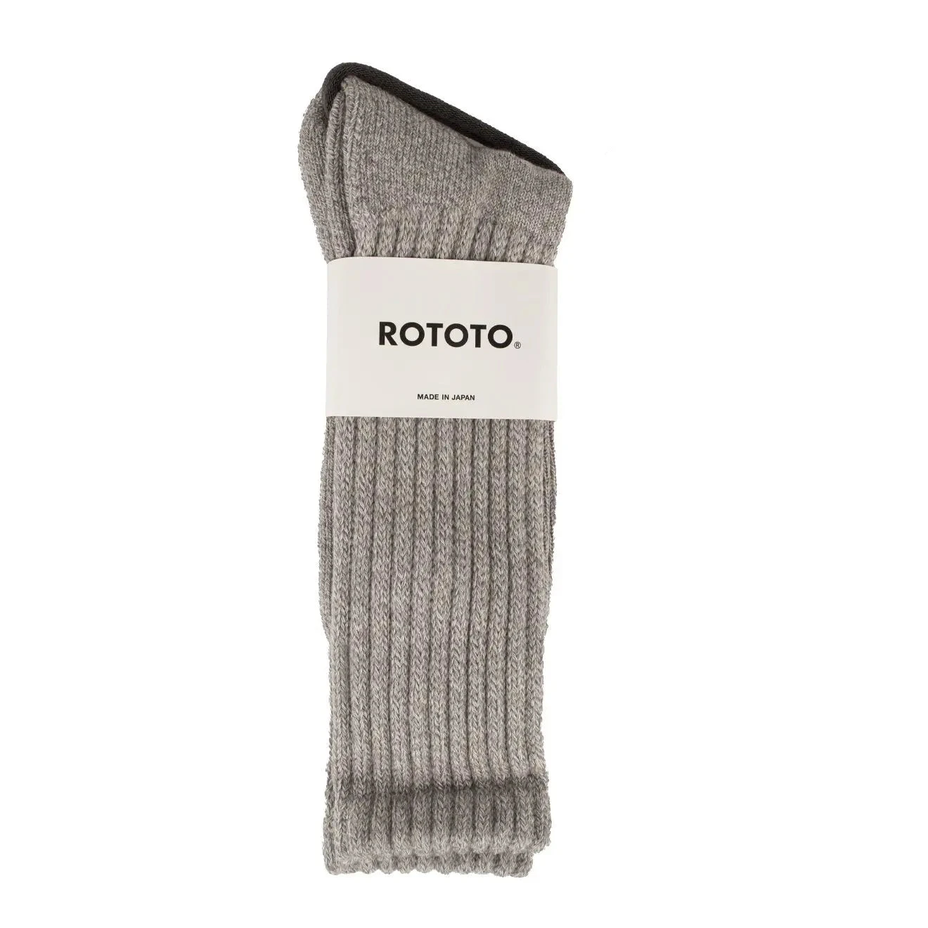 RoToTo Loose Pile Socks Mix Gray 3 RoToTo Loose Pile Socks Mix Gray