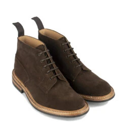 Trickers Evedon Chukka Boot Cafe Repello Suede -Clothing Store Trickers Evedon Chukka Boot Cafe 03