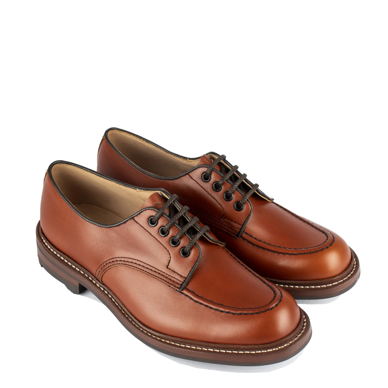 Trickers Heath Golf Derby Shoe Marron 5 Trickers Heath Golf Derby Shoe Marron - Image 3