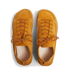 Yogi Finn Suede Lace Up Show On Crepe Turmeric -Clothing Store YogiFinnSuedeLaceUpShowOnCrepeTurmeric29808 2